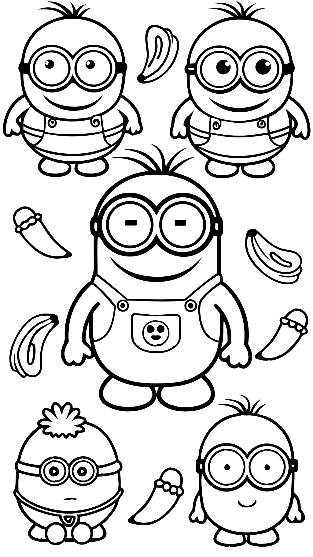 Page de couleur Minions